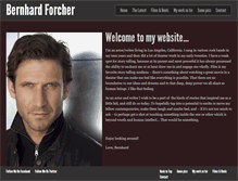 Tablet Screenshot of bernhardforcher.com